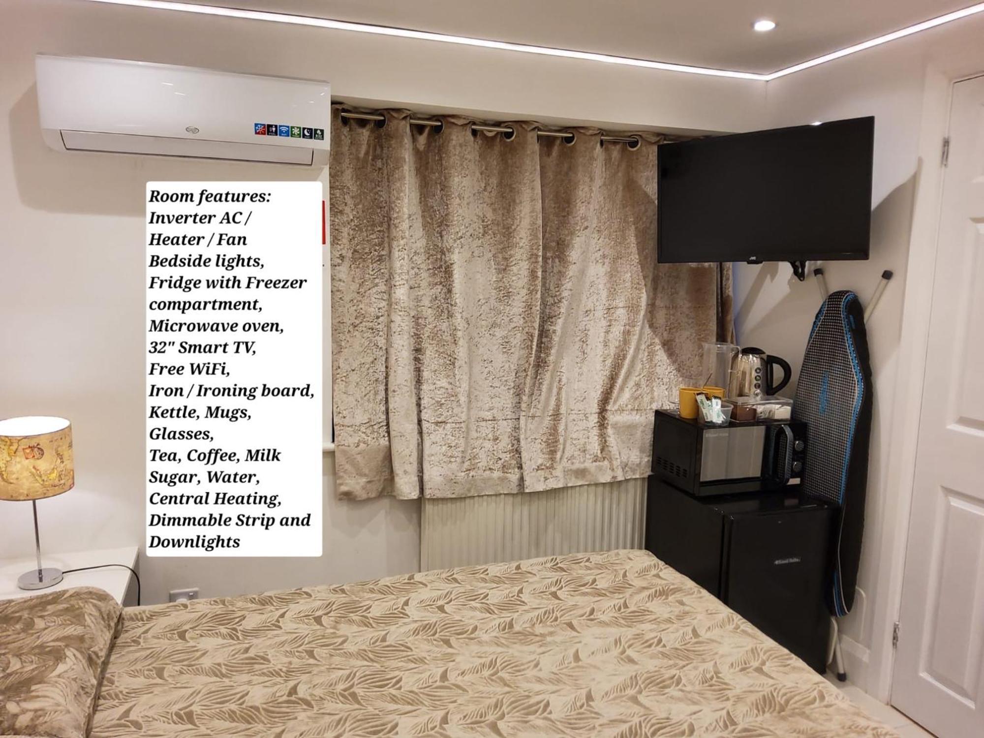 Air Conditioned Modern Double Bed Room With Private Attached Bathroom - Free Parking - Near London Heathrow Airport & Southall Broadway Exteriör bild